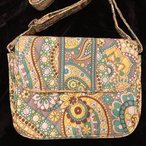 Vera Bradley Lemon Parfait Rachel Crossbody